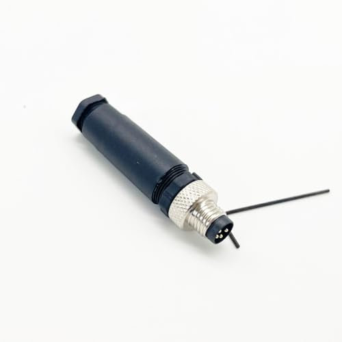 M8 connettore a 4 poli, M8 4 pin maschio installabile in loco 8mm IP67 impermeabile connettore circolare industriale collegamento a vite non schermato per uso esterno 60V 4A AC/DC