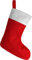 Storfisk fishing & more Weihnachtsstrumpf Nikolaus Socke Dekoration zum Befüllen und Aufhängen, Stück:1 Stück