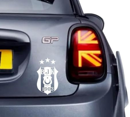 FID Besiktas Autoaufkleber 12 x 7 cm weiß