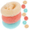GLEAVI 10piezas Estropajos Redondos De Cocina Esponjas para Lavar Pads De Limpieza Coloridos y Reutilizables
