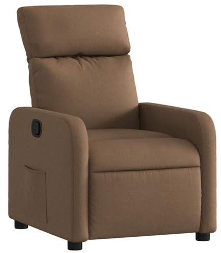 vidaXL Relaxsessel Braun Stoff