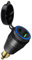 Hztuang Caricabatteria Impermeabile con Presa Elettrica DIN per Moto al Caricatore USB QC3.0 e Presa per Adattatore di Alimentazione di Tipo C 30W