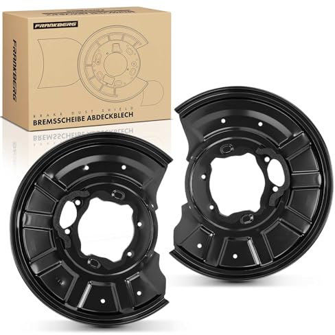Frankberg 2x Brake Dust Shield Rear Compatible with C-Class Coupe C204 CLS C218 CLS Shooting Brake X218 E-Class W212 E-Class T-Model S212 GLK-Class X204 Replace# 2124200444