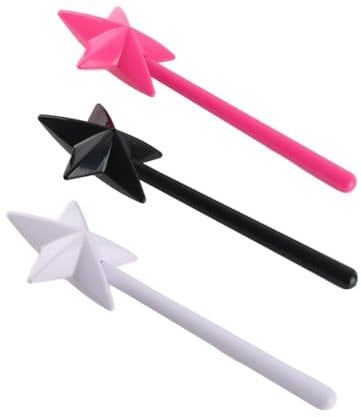 TARSHYRY Cute Salt and Shakers, Fairy Wand Salt Shaker 3Pcs Magical Wand and for Any Kitchen Decoration