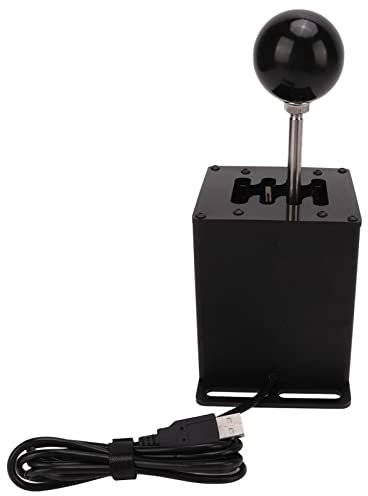 Tomvorks USB-Simulator-Schalthebel, 8 Gänge, Sequentielles Rennspiel, Schalthebel, PC, USB-Simulationsspiel, H-Schalthebel, Mikroschalter-Sensor für G29 G27 GT