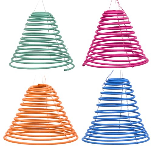 Pacco 2 Pz Spirale Zampirone Esterno o Interno Citronella, Candela Naturale Bobina Bastone Incenso Lunga Durata, per Interni Esterni Giardino Parco Campeggio Pic Nic Grigliate Cene
