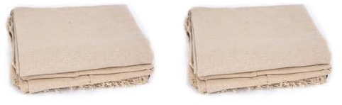 Sxmrmnx 2X Pottery Linen Cloth Clay Burlap DIY Pottery Ceramics Clay Craft Pad Cloth Pottery Printing Texture Sculpture Tool