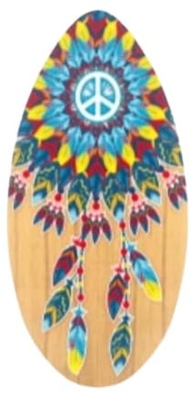 KiBcsLic Skimboard für Anfänger Erwachsene Wassersport Strandspielzeug Holz Skim Board
