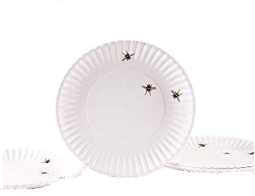 Bees 9 Melamine Plates, Set of 4