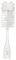 Bottle and teat brush with suction ring