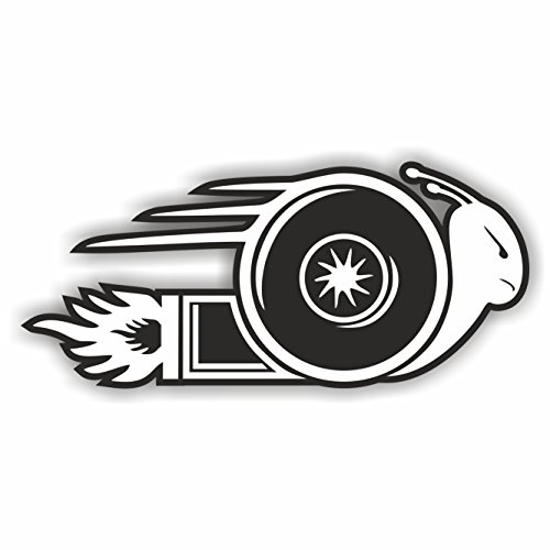 folien-zentrum - Turboschnecke Turbo Schnecke 15,5x7cm - Auto Aufkleber Car Sticker - JDM Tuning Autosticker - OEM Decal Stickerbomb Bombing - Autoaufkleber Fun - Made in Germany 163