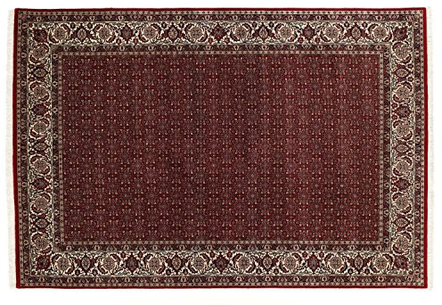 Mein Teppichmarkt Teppichträume werden wahr! JAWIN HERATI echter klassischer Orientteppich handgeknüpft in rot-Creme, Größe: 200x300 cm