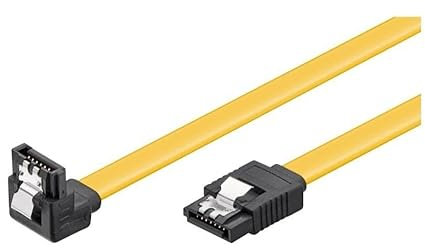 Goobay 60020 HDD SATA Cable Clip 0.5 m Yellow