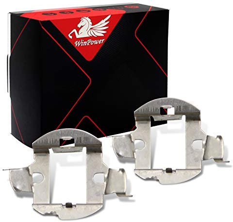 WinPower H7 HID Birne Base Clips Adapter Halter Unterstützung Umwandlung Zubehör kompatibel mit Mercedes Audi Astra H J Vectra C Passat B5 B5.5 etc., 2 Stücke
