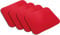 LogiLink 4X ID0128 Mauspad, 220 x 250 x 3 mm, rot