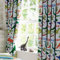 Happy Linen Company Kinder Vorhänge mit Kräuselband - Dinosaurier-Motive - Grün - 168 x 183 cm