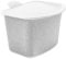 Koziol BIBO ORGANIC Biomülleimer Küche 3L (organic grey), Komposteimer mit Deckel, Bio Mülleimer für die Küche, geruchsdicht & abwaschbar, Klappdeckel abnehmbar, klein & spülmaschinenfest