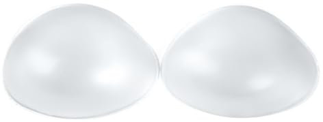 IVITA BH Insert Pads Silikon BH Einsätze Push up Bra Einlagen Brust Vergrößerung Brustpolster Brüste Verstärker für Bikini Badeanzüge (Weiß, M-182g/Paar-Cup B)