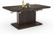 All4All Couchtisch Asti - Kaffeetisch - Wohnzimmertisch – Höhenverstellbar - mit Einlegeplatten - Ausziehbar - Sofatisch - 120x70cm - 05 - Wenge