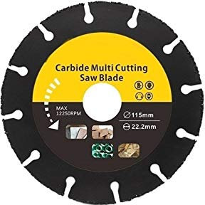 Claral 125mm Carbide Sägeblätter Holzschneidescheibe Schneiden Holzsäge Disc Multiholzschneider Winkelschleifer for Holz Claral (Color : 115mm)