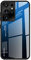 GOGME Cover per Samsung Galaxy S21 Ultra 5G Cover, Custodia in Vetro a Colori Sfumato, Vetro Temperato AntiGraffio Back Cover + Bordo in Silicone Morbido TPU Protettiva Case Cover(7)