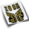 Aufkleber Gabel Fox 36 Performance Elite 2021 Farben WP427 Gold