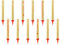 Tortenfontänen, in Goldfarbe, 12cm (1 VPE / 12 Stk.)