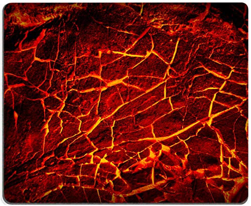 Tapis de souris rouge et noir - Tapis de souris carré imperméable avec base en caoutchouc antidérapant - Pour bureau, maison, ordinateur portable, voyage