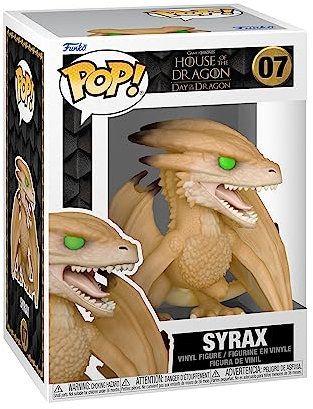 Funko Pop! TV: HotD - Syrax - (Princess Rhaenyra’s Dragon) - House of The Dragon- Figurine en Vinyle à Collectionner - Idée de Cadeau - Produits Officiels - Jouets pour Les Enfants et Adultes