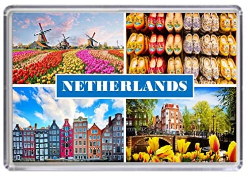 Netherlands Holland Souvenir Acrylic Fridge Magnet (Standard: 70x45mm)