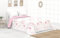 Victorio & Lucchino Colcha Fina de Verano y Primavera Sin Cojines. Ligera Colcha cubrecama de Microfibra. (Cama 150 cm, Círculos - Rosa)