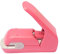 XINNUO Drücken Sie den nadellosen Hefter mit Prägung Arbeitssparender Hefter ohne Stanzen Für Schüler Kreativer Hefter Mini-Größe (Color : Pink)