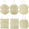 Unlackiertes Holzschilder zum Aufhängen,12 Stück Unfertiges Blanko Holzschild Rechteckiges Hängendes Holzschild für Brandmalerei, Malen, Schreiben und Dekorieren