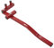 Outil de Redressement de Platelage, Angle de Surface à Revêtement Rouge pour Cintreuse de Planche de Terrasse Robuste pour le Travail du Bois