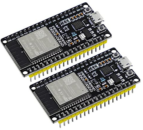 Node-MCU Module Entwicklungsplatine 2 Stück 38 Pins 2,4 GHz Dual Core WLAN WiFi Bluetooth 2102 Chip für Verschiedene Anwendungen