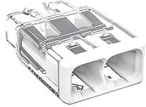 WAGO COMPACT splicing connector; for solid and stranded conductors; max. 4 mm²; 2-conductor; white cover; Surrounding air temperature: max 85°C (T85); 4,00 mm²; transparent, 2773-402 (120 pcs)