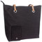 geugecy Weinhandtasche mit Zapfhahn, Schwarz, Oxford-Stoff, Polyurethanschaumstoff-Isolation, Trinkbeutel für Wein, Kinos, Konzerte, Sportveranstaltungen, Pool