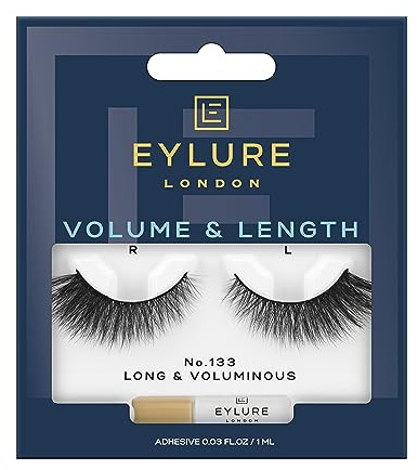 Eylure Volume & Length No. 133 False Lashes (packaging may vary)
