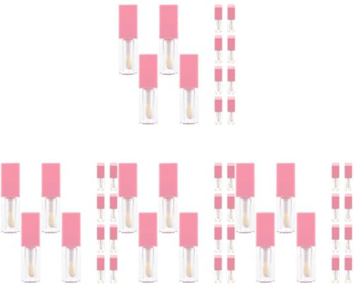 Beaupretty 48 Stk Quadratischer Kunststoffbehälter Mini-container Mini-lipgloss Plastikbehälter Bulk-lipgloss Mini-lippenbalsam Bulk-make-up Bulk-lippenbalsam Fräulein Abs Schüttgut Kosmetik