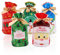Qxsuse 25 Stück Geschenktüten Weihnachten,Weihnachten Geschenkbeutel mit Kordelzug 5 Stile,Geschenkverpackung Weihnachten Tasche,Wiederverwendbar Weihnachten Geschenk Beutel für Weihnachten Party