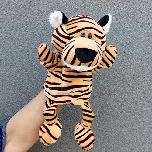 LOMTRATS Tier-Handpuppen für Kinder, Kleinkinder, inklusive Wolf, Tiger, Löwe, Affe mit Beinen, perfekt für Geschichtenerzählen, Unterricht, Vorschule, Geburtstagsgeschenke