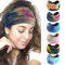 Mode-Stirnbänder für Frauen Haare Kopftücher Haarband Turban Blume Baumwolle Stirnbänder Breite Yoga Sport Stirnband Head Wrap (P6Ranse)