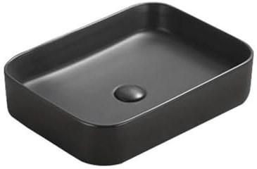 Mexen Waschbecken Vena 22195085 mit Einzelbecken schwarz matt