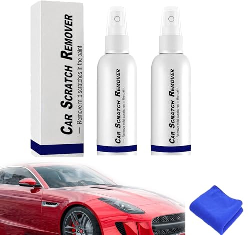 Auto-Kratzer-Entferner-Spray, Kratzer Entferner, Autolack-Kratzerentfernungsspray, Car Scratch Remover Spray,Autolack Tiefe Kratzer Entfernen (2 Stück,100 ML)