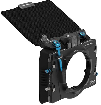 KONDOR BLUE | Matte Box Indie Kit | Can Hold up to 2 4x5 Filters 1 Front-Loaded 1 in a Filter Tray, Made from Premium Materials/finishes for Durability, & Rigidity