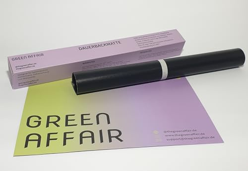 Generisch Backmatte 2er Set 40 cm x 33 cm x 0,2 cm wiederverwendbar & nachhaltig Grillmatte für Gasgrill hitzebeständig bis 260 °C