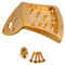 perfeclan Mandolin Tailpiece Spare Parts Fine Workmanship DIY Craft Replace Parts High Performance Portable Arched Top Mandolin Gift