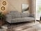 MKS MEBLE 3 Sitzer Sofa mit Schlaffunktion Schlafsofa mit Metallgestell Couch mit Schlaffunktion Bettsofa mit Großer Liegefläche von 200 L × 140 B - Hellbraun Cord - Salento