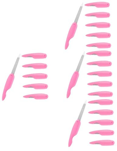 DRESSOOS Limas De Uñas Plegables, Limas De Uñas Pequeñas, Limas De Uñas De Metal, Limas De Uñas Con Impresión A Doble Cara, Lima De Uñas A Granel, Herramienta Para Forma A Las Uñas,