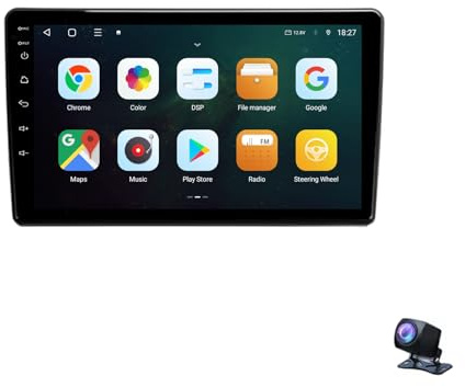 Autoradio Bluetooth Android Auto Chiamate Vivavoce Radio Auto con per Peugeot 308 T9 308S 2013-2017 Wifi 4G Hotspot Fm Per 4 Core 2G+32G